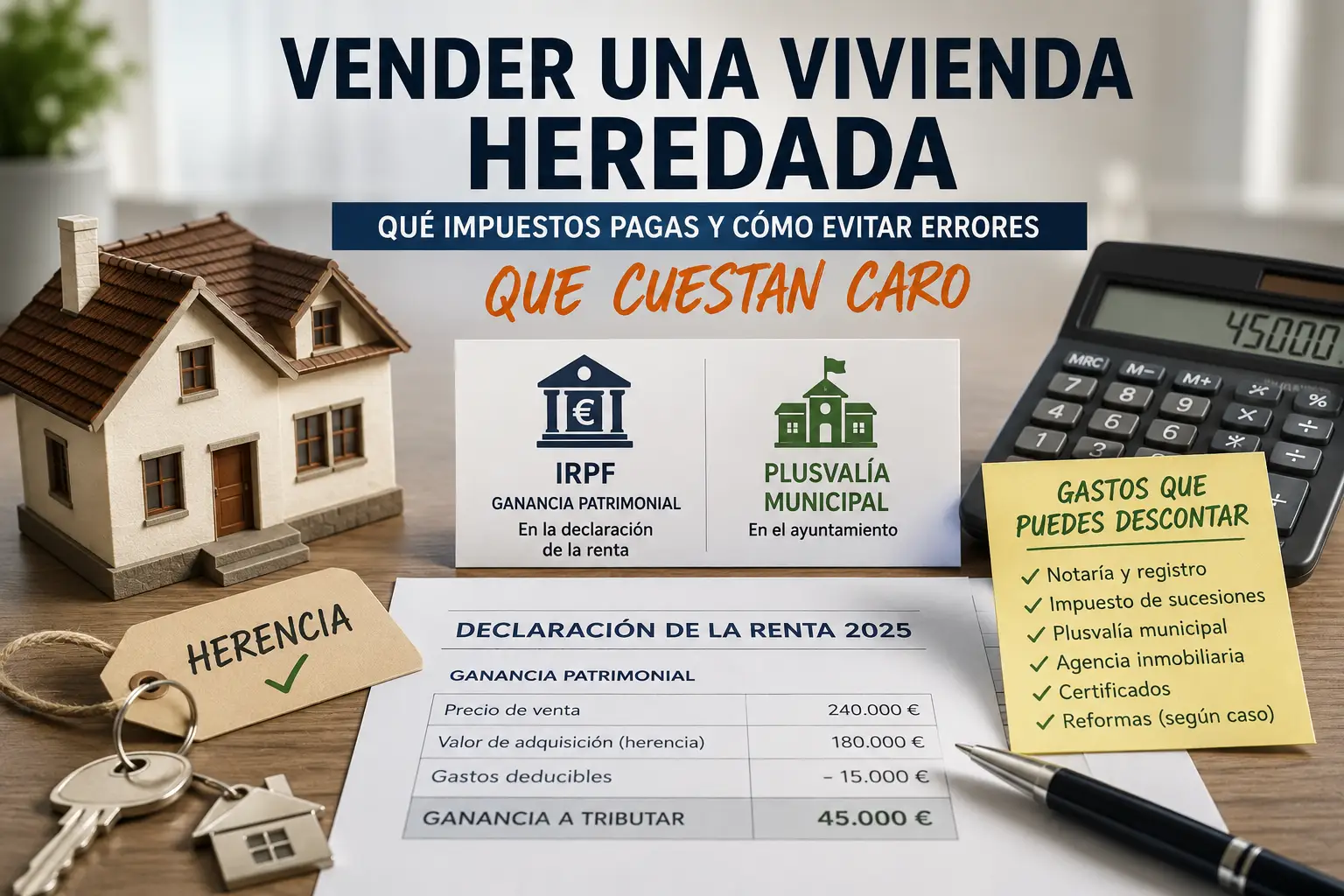 Información sobre venta de herencia