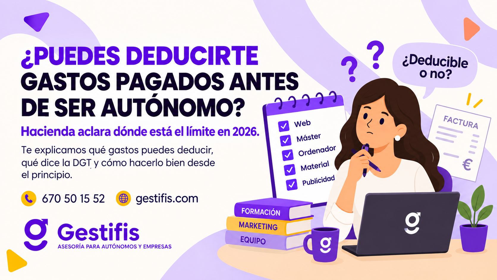 Asesoría para autónomos y empresas.