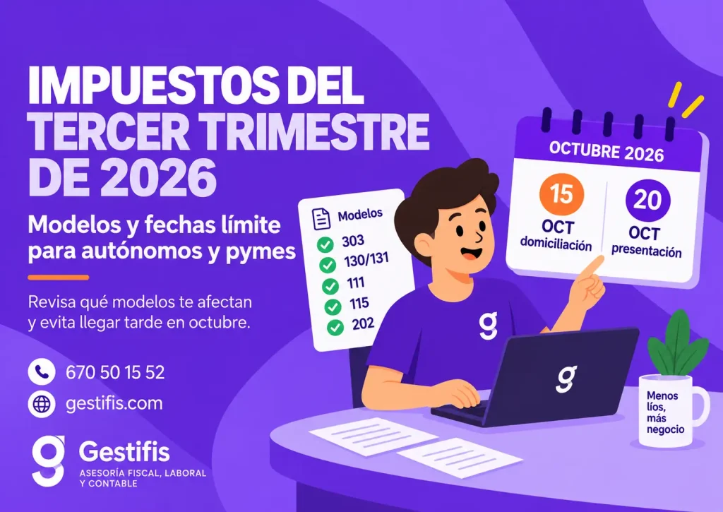 impuestos tercer trimestre 2026